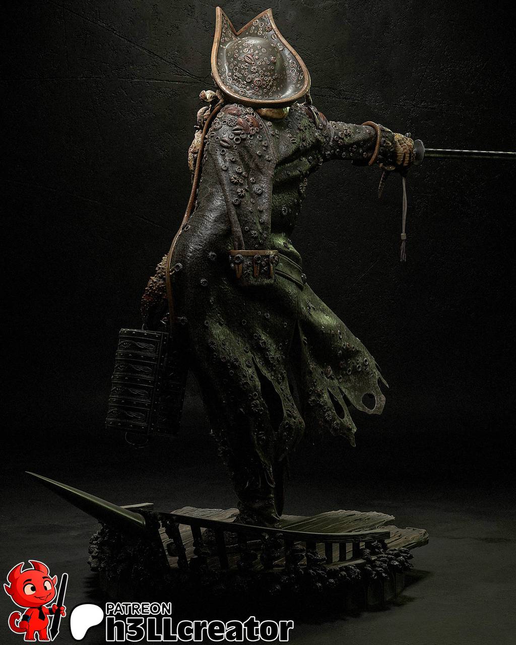 P站图纸印象馆 H3LL 加勒比海盗 戴维·琼斯 H3LL 加勒比海盗 戴维·琼斯