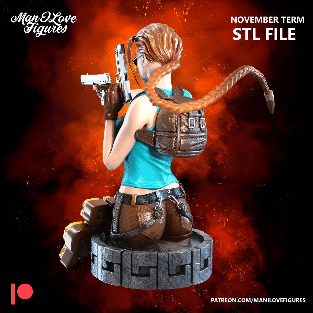 P站图纸印象馆 Man I Love 古墓丽影 劳拉 Man I Love 古墓丽影 劳拉