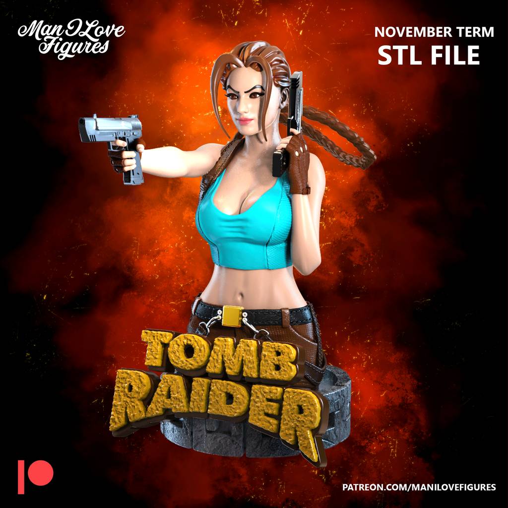 P站图纸印象馆 Man I Love 古墓丽影 劳拉 Man I Love 古墓丽影 劳拉