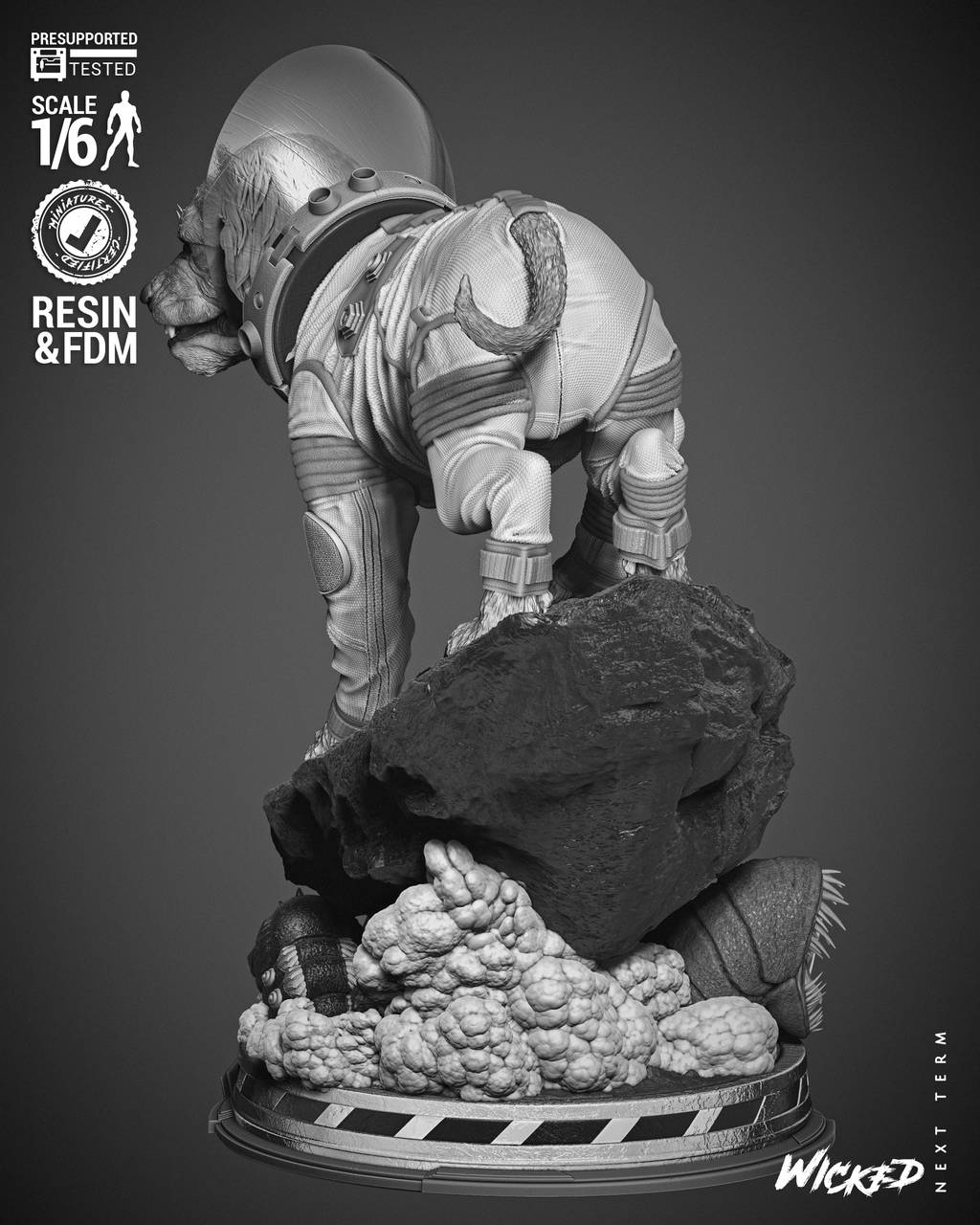 P站图纸印象馆 3DWicked 漫威 俄国太空狗科斯莫 3DWicked 漫威 俄国太空狗科斯莫