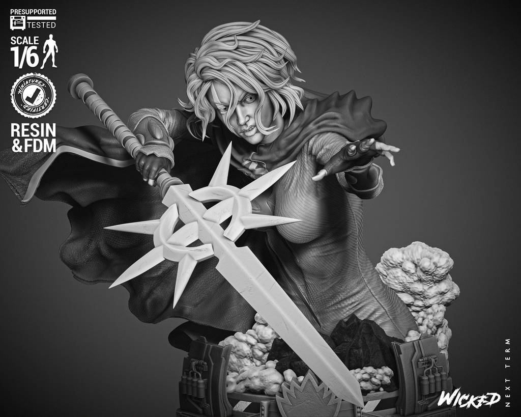 P站图纸印象馆 3DWicked 漫威 类星体 菲拉·薇儿 3DWicked 漫威 类星体 菲拉·薇儿