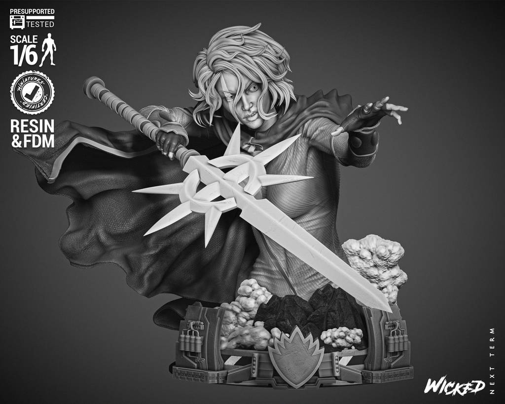 P站图纸印象馆 3DWicked 漫威 类星体 菲拉·薇儿 3DWicked 漫威 类星体 菲拉·薇儿