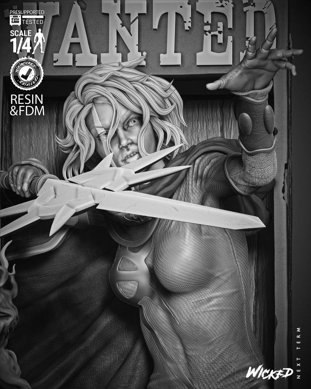 P站图纸印象馆 3DWicked 漫威 类星体 菲拉·薇儿 3DWicked 漫威 类星体 菲拉·薇儿