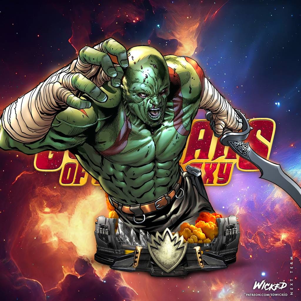 P站图纸印象馆 3DWicked 漫威 毁灭者德拉克斯 3DWicked 漫威 毁灭者德拉克斯