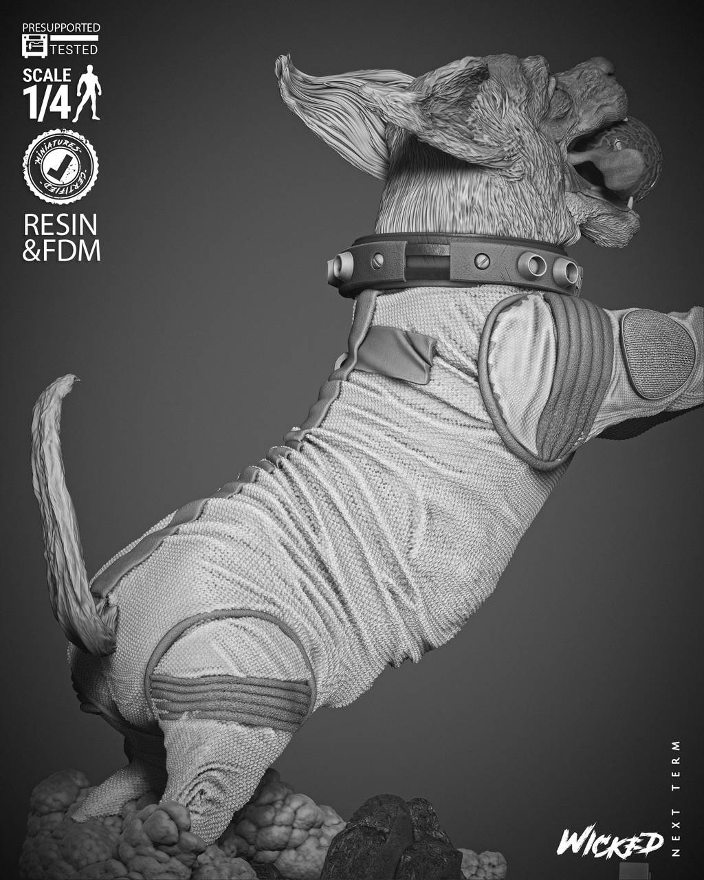 P站图纸印象馆 3DWicked 漫威 俄国太空狗科斯莫 3DWicked 漫威 俄国太空狗科斯莫