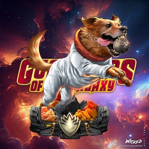 P站图纸印象馆 3DWicked 漫威 俄国太空狗科斯莫 3DWicked 漫威 俄国太空狗科斯莫