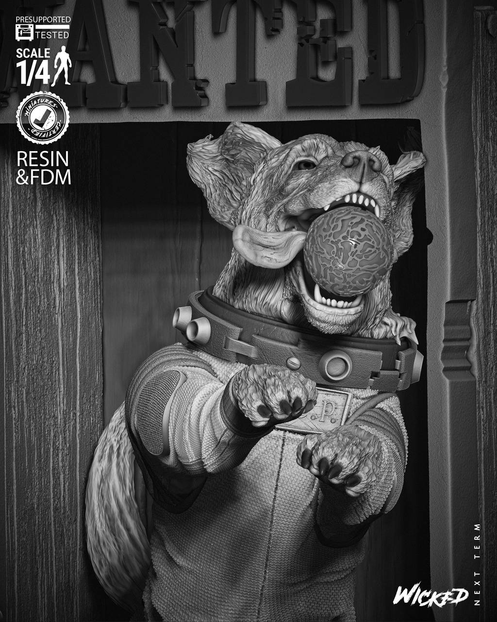 P站图纸印象馆 3DWicked 漫威 俄国太空狗科斯莫 3DWicked 漫威 俄国太空狗科斯莫