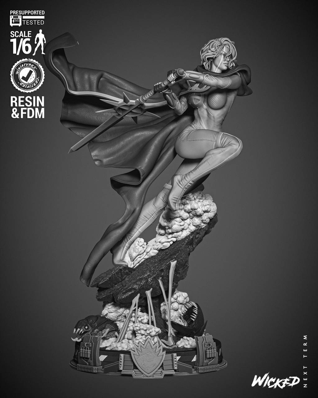 P站图纸印象馆 3DWicked 漫威 类星体 菲拉·薇儿 3DWicked 漫威 类星体 菲拉·薇儿