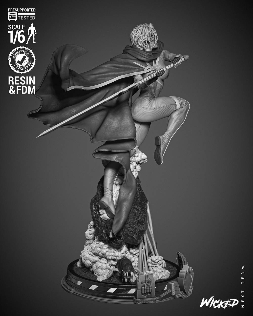 P站图纸印象馆 3DWicked 漫威 类星体 菲拉·薇儿 3DWicked 漫威 类星体 菲拉·薇儿