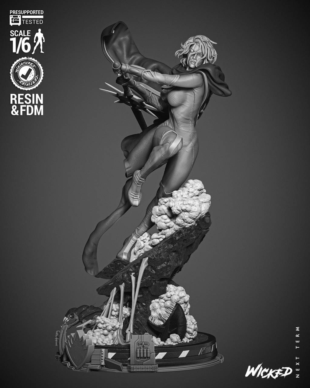 P站图纸印象馆 3DWicked 漫威 类星体 菲拉·薇儿 3DWicked 漫威 类星体 菲拉·薇儿