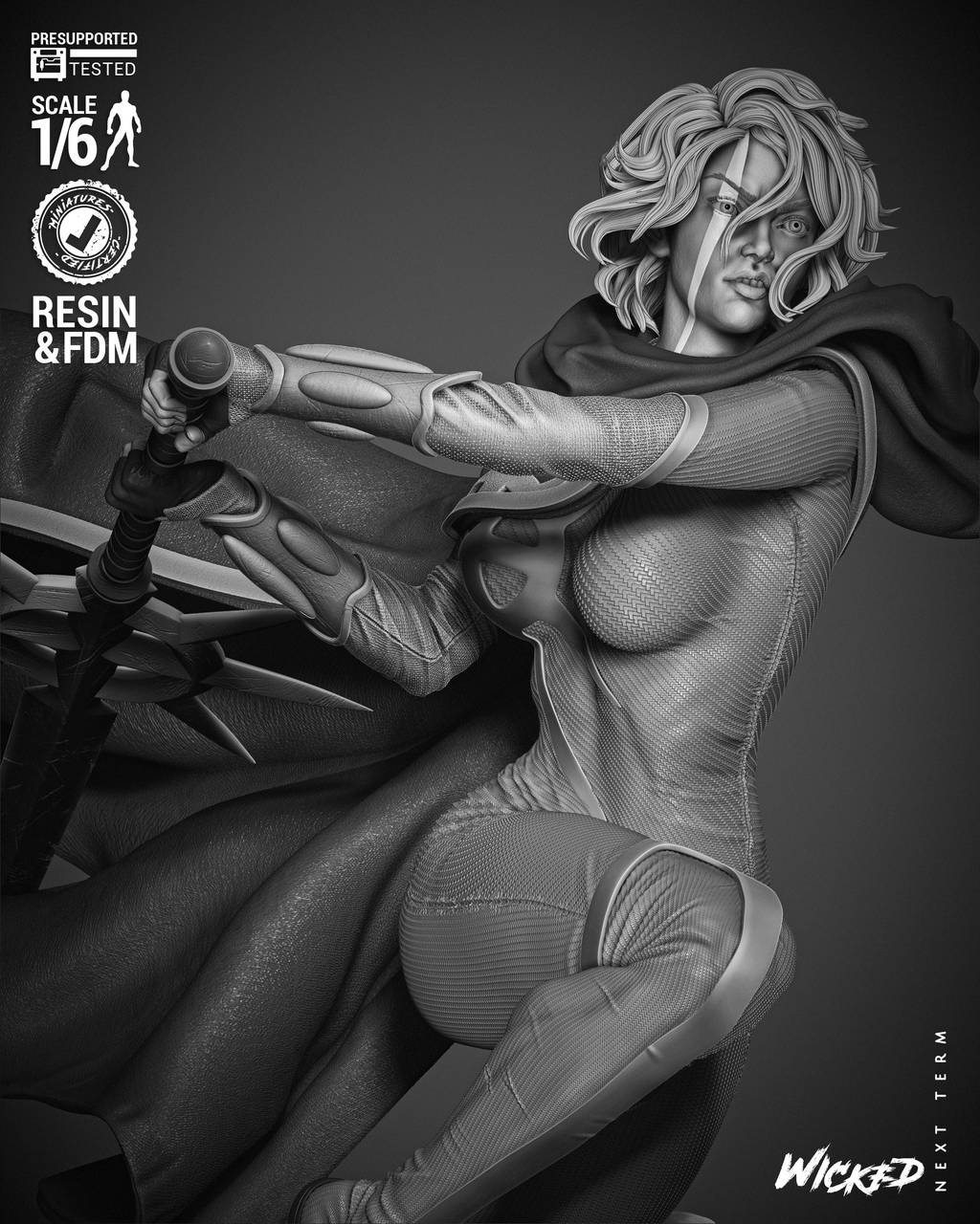 P站图纸印象馆 3DWicked 漫威 类星体 菲拉·薇儿 3DWicked 漫威 类星体 菲拉·薇儿