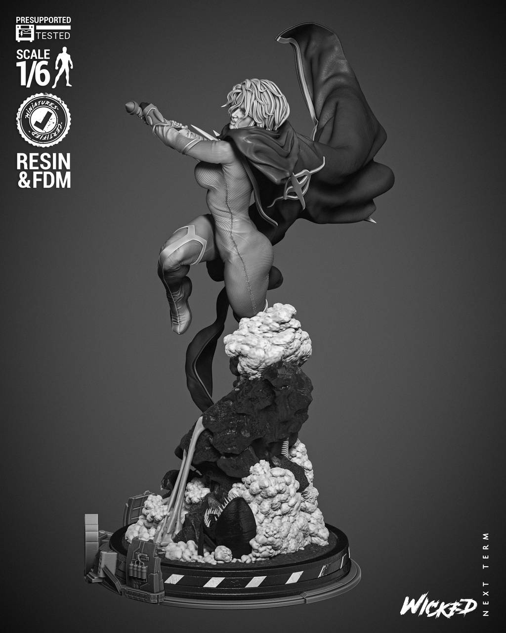 P站图纸印象馆 3DWicked 漫威 类星体 菲拉·薇儿 3DWicked 漫威 类星体 菲拉·薇儿