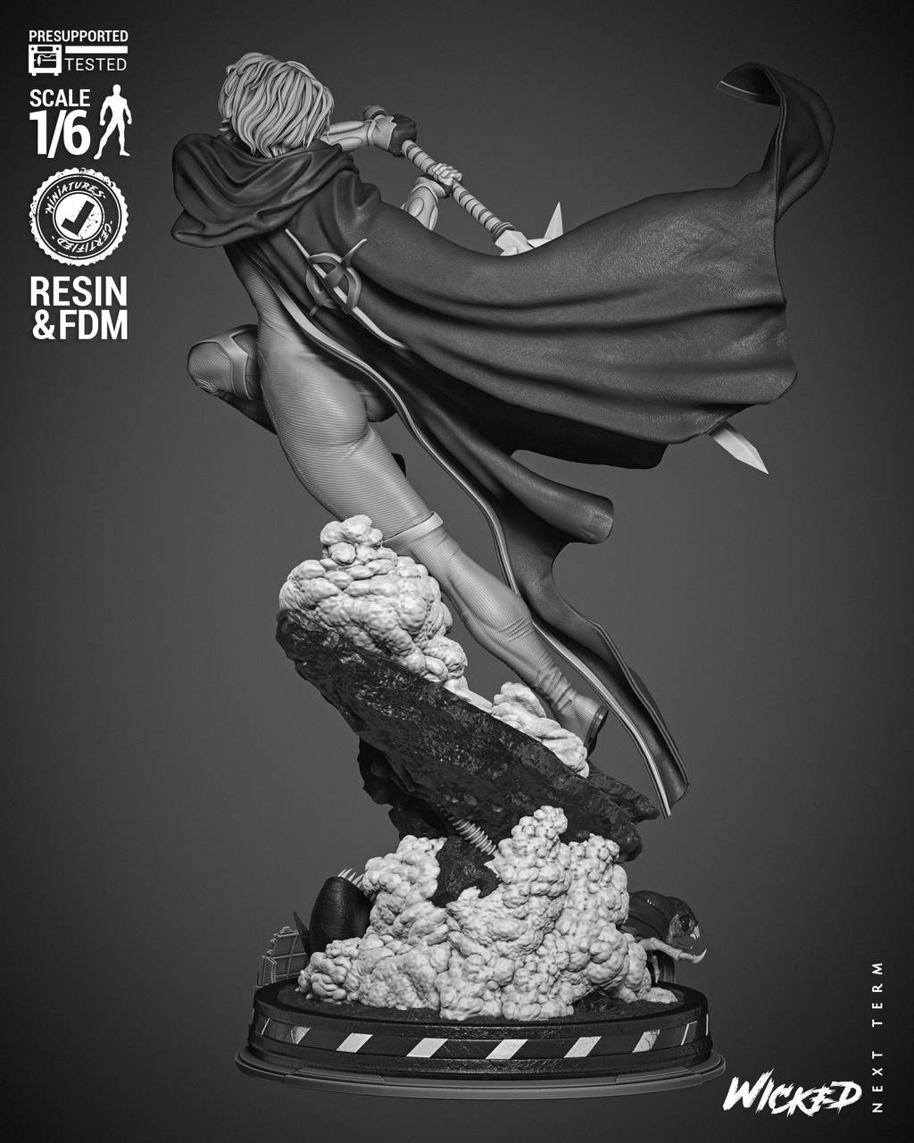 P站图纸印象馆 3DWicked 漫威 类星体 菲拉·薇儿 3DWicked 漫威 类星体 菲拉·薇儿