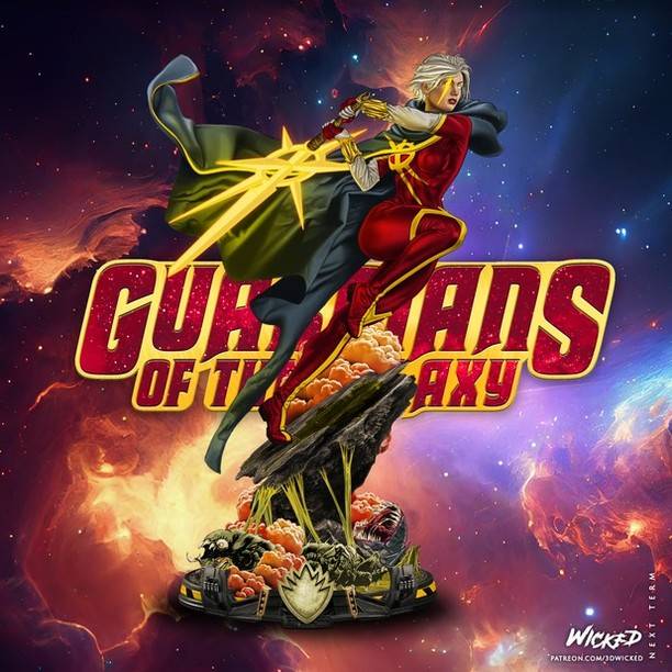 P站图纸印象馆 3DWicked 漫威 类星体 菲拉·薇儿 3DWicked 漫威 类星体 菲拉·薇儿