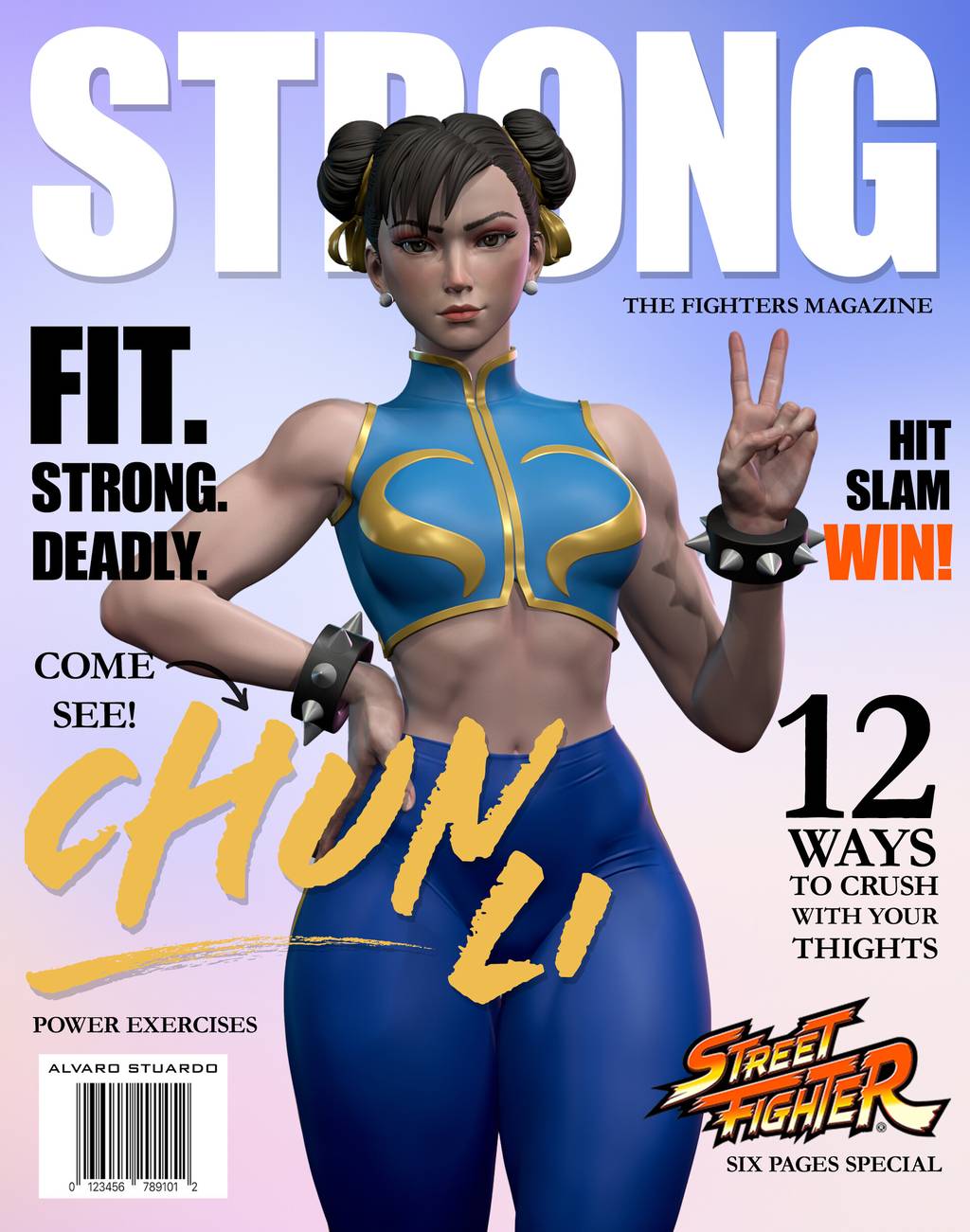 P站图纸印象馆 街头霸王 春丽 街头霸王 春丽