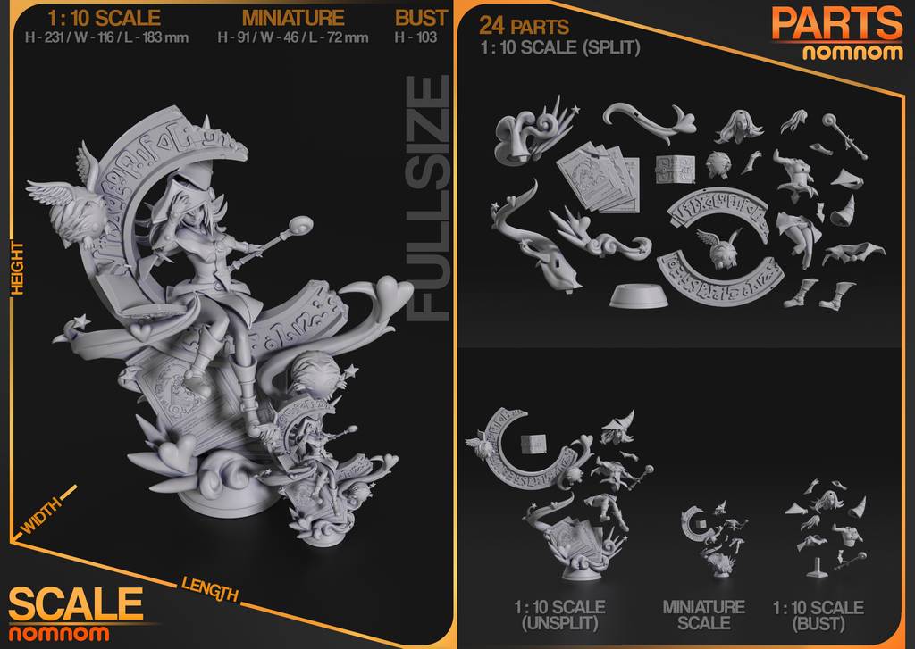 P站图纸印象馆 NomNom 游戏王 黑魔导女孩 NomNom 游戏王 黑魔导女孩