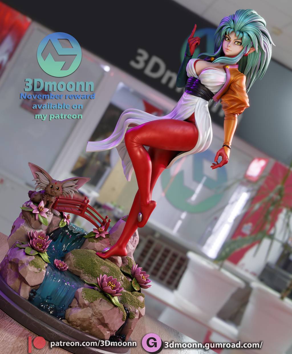 P站图纸印象馆 3Dmoonn 天地无用 白眉魉呼 3Dmoonn 天地无用 白眉魉呼