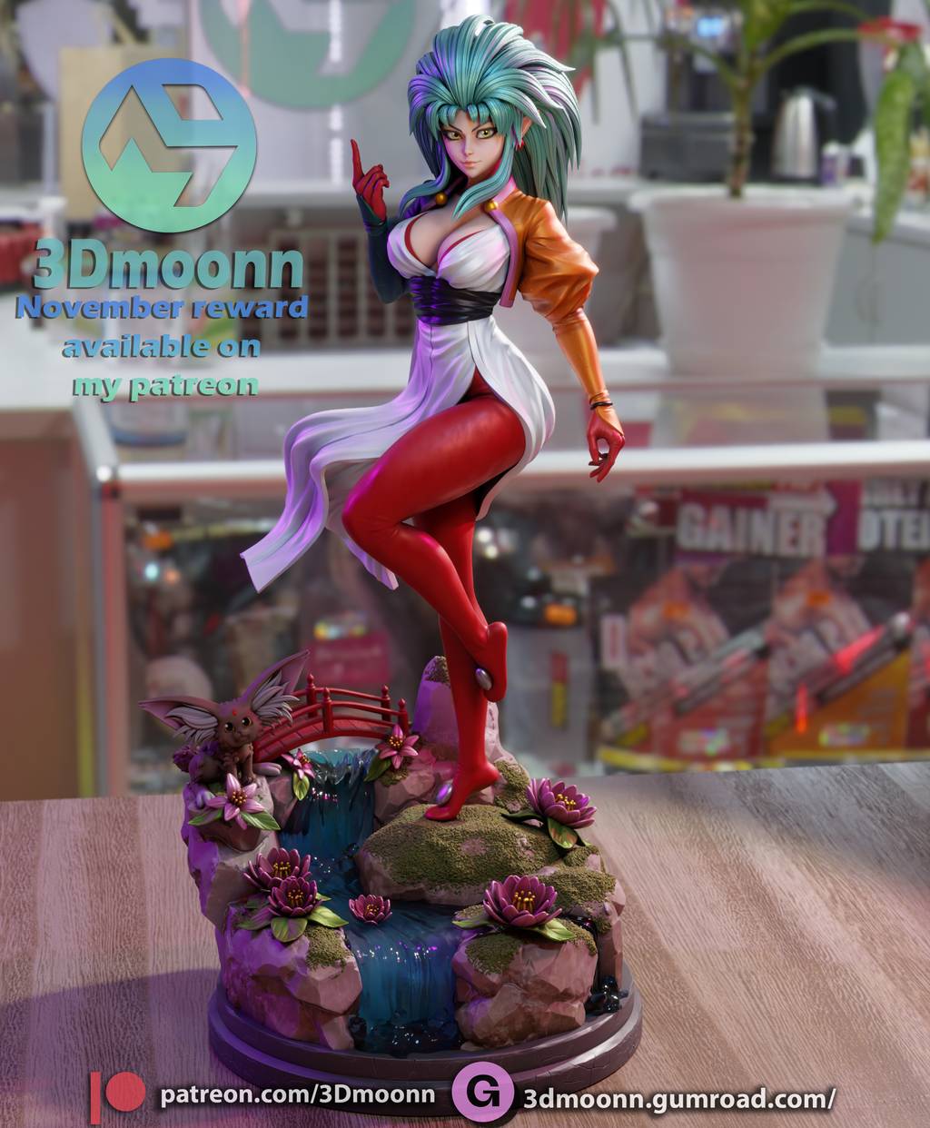 P站图纸印象馆 3Dmoonn 天地无用 白眉魉呼 3Dmoonn 天地无用 白眉魉呼