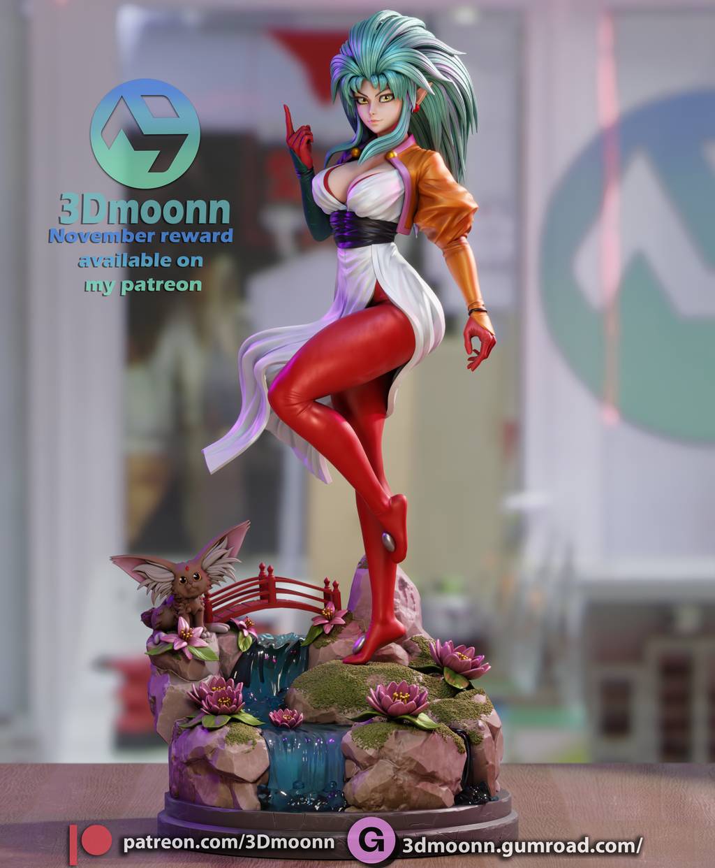 P站图纸印象馆 3Dmoonn 天地无用 白眉魉呼 3Dmoonn 天地无用 白眉魉呼