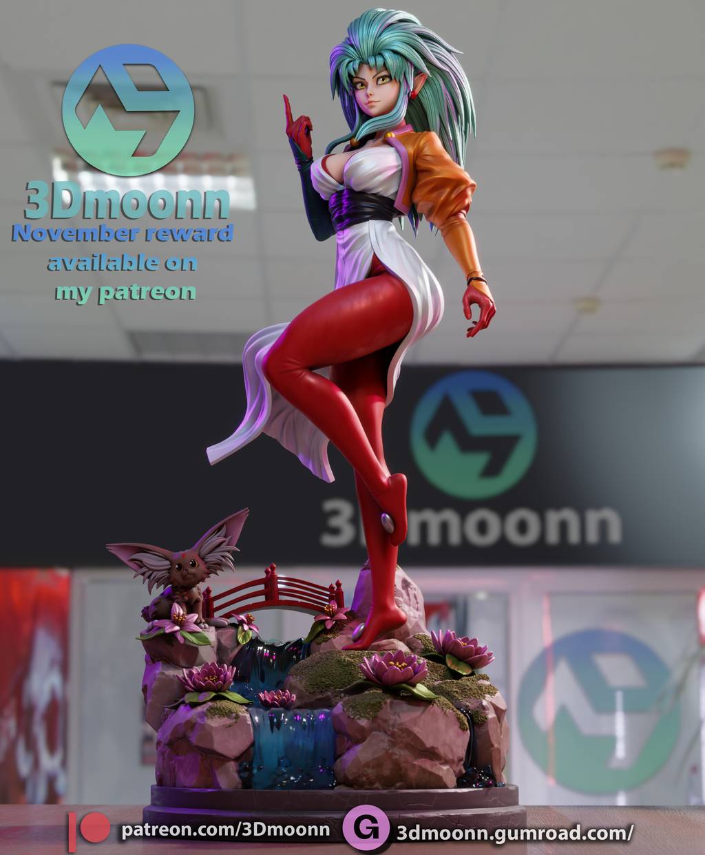 P站图纸印象馆 3Dmoonn 天地无用 白眉魉呼 3Dmoonn 天地无用 白眉魉呼