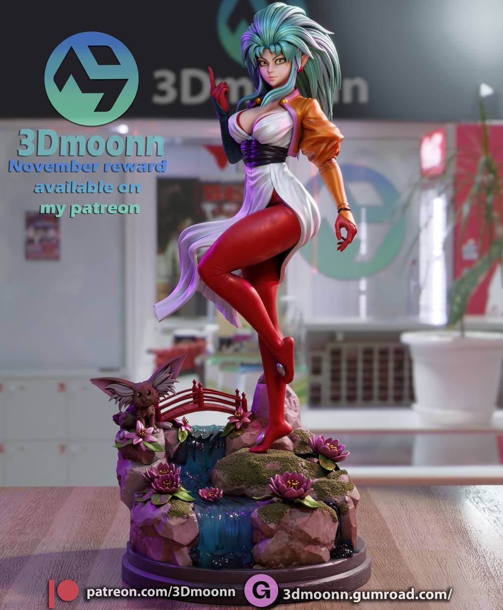 P站图纸印象馆 3Dmoonn 天地无用 白眉魉呼 3Dmoonn 天地无用 白眉魉呼