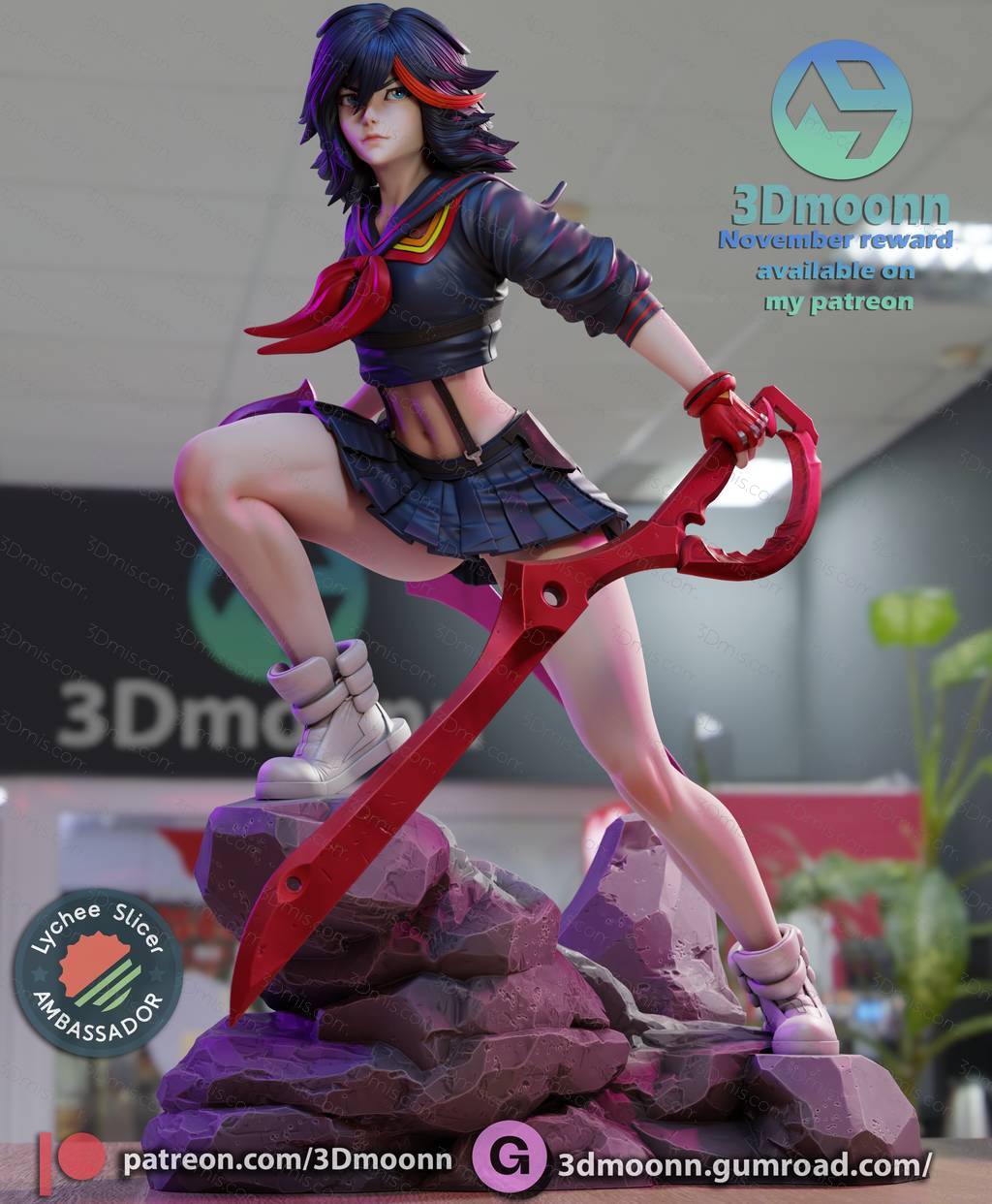 3Dmoonn 斩服少女 缠流子