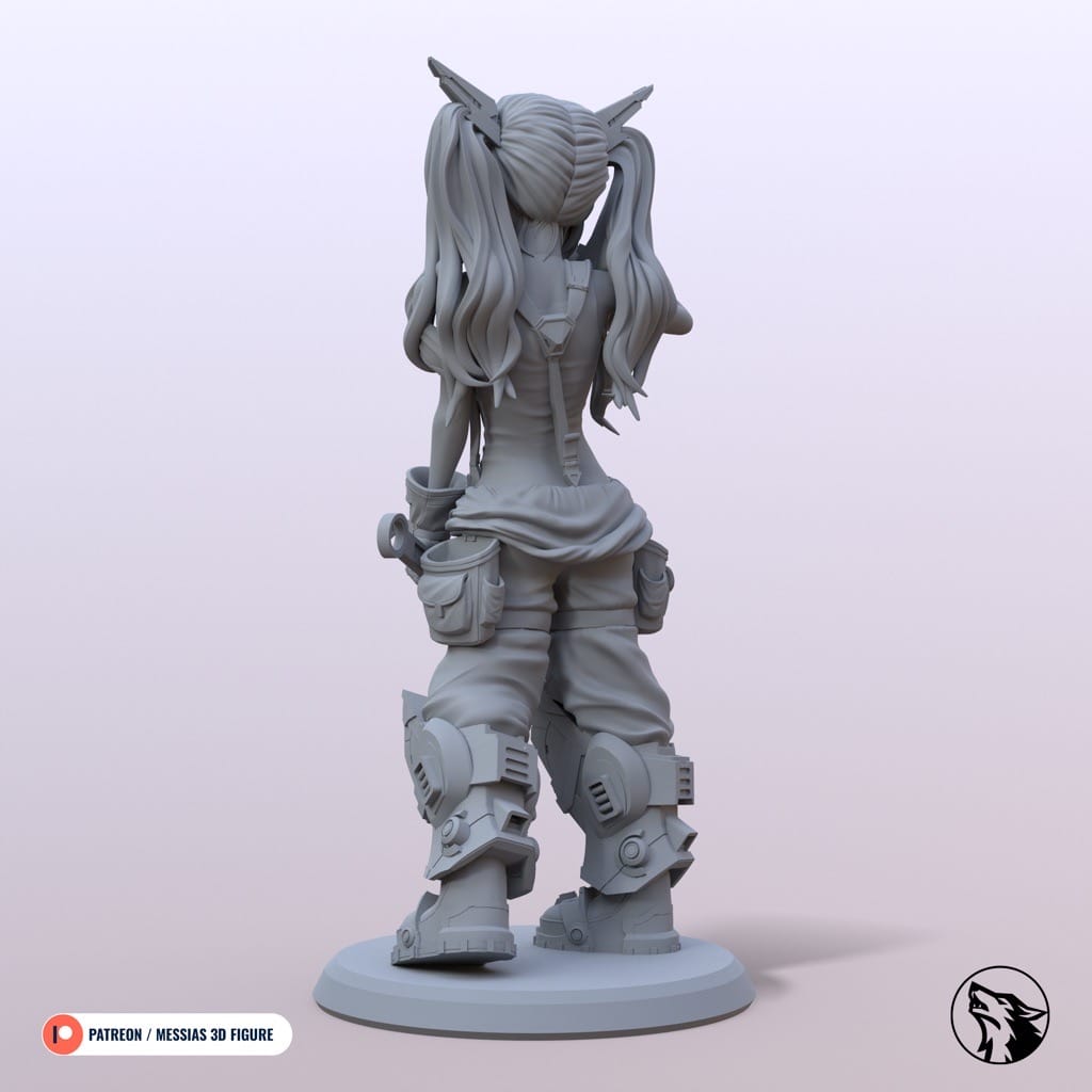 P站图纸印象馆 Messias 3D 机甲女孩 Messias 3D 机甲女孩