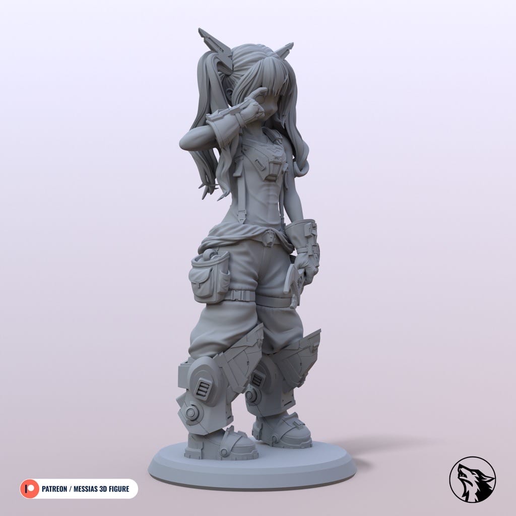 P站图纸印象馆 Messias 3D 机甲女孩 Messias 3D 机甲女孩