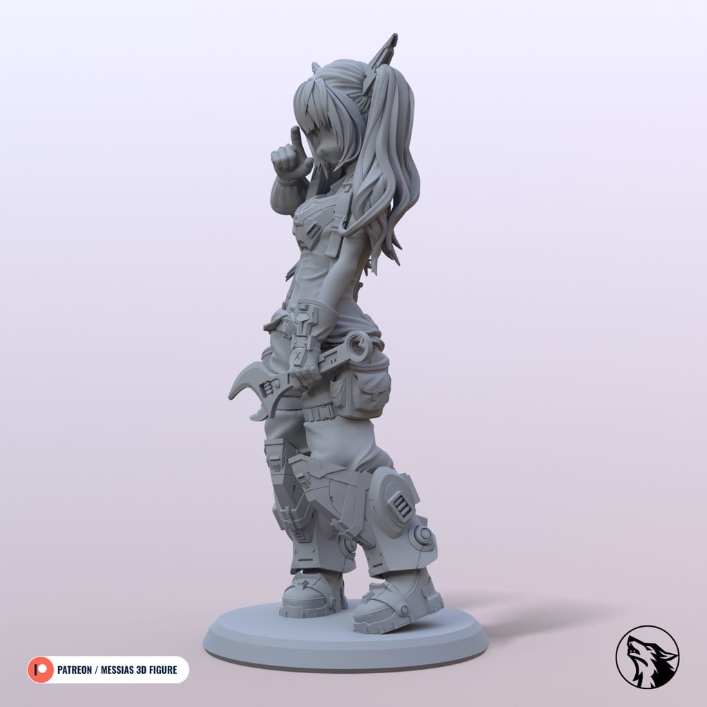 P站图纸印象馆 Messias 3D 机甲女孩 Messias 3D 机甲女孩