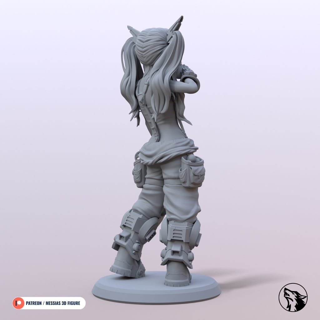 P站图纸印象馆 Messias 3D 机甲女孩 Messias 3D 机甲女孩