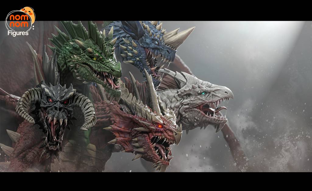 P站图纸印象馆 NomNom 龙与地下城 提亚玛特 NomNom 龙与地下城 提亚玛特