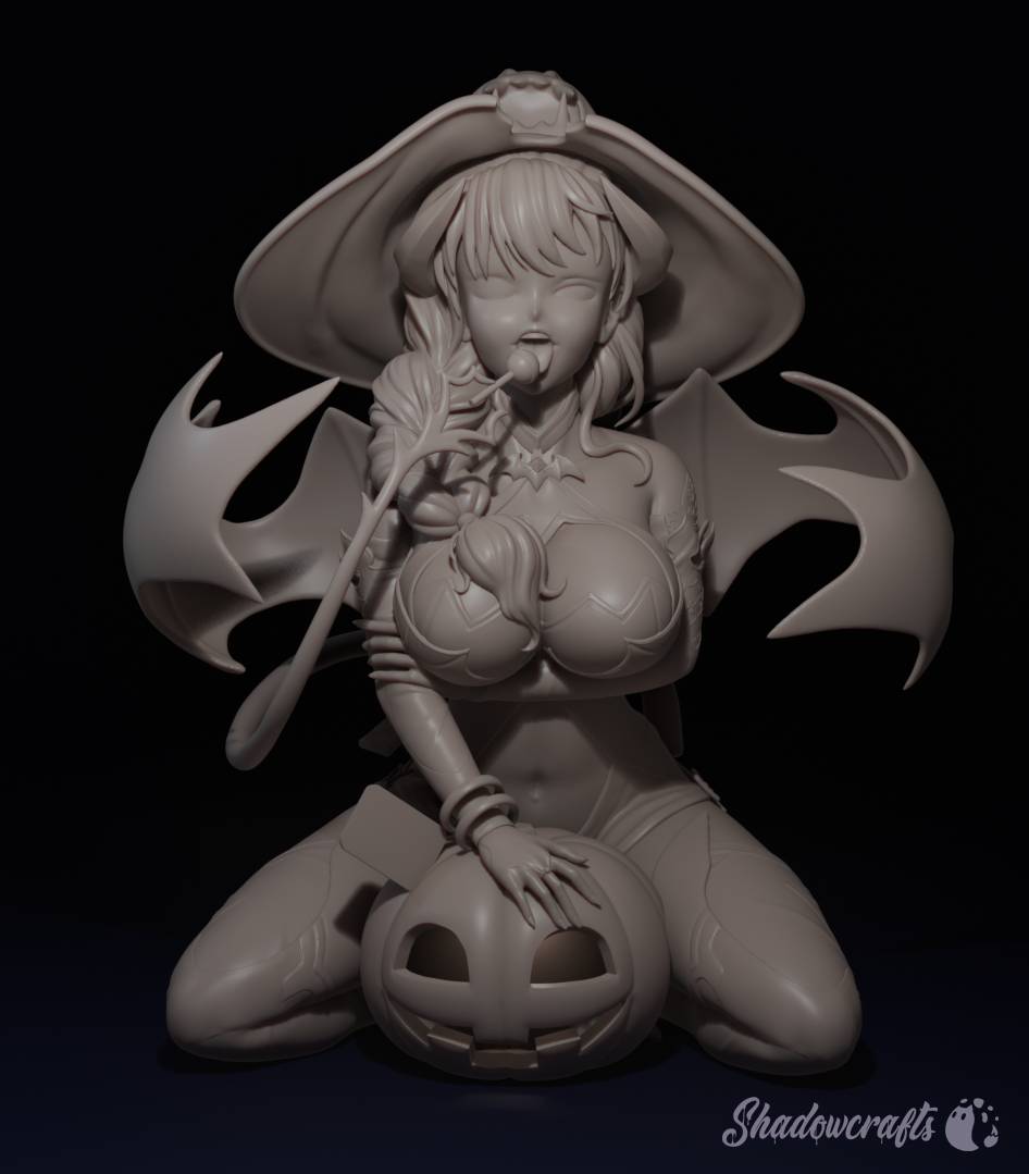 P站图纸印象馆 万圣节露娜 万圣节露娜