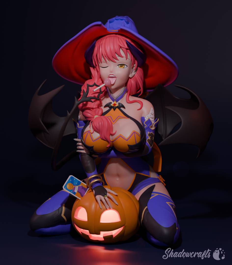 P站图纸印象馆 万圣节露娜 万圣节露娜