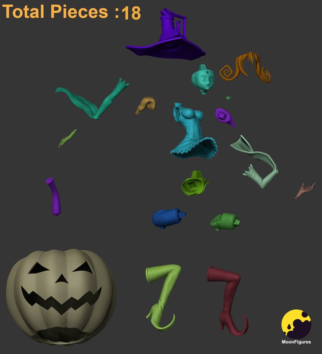 P站图纸印象馆 Moon Figures 噬魂师 布蕾亚 Moon Figures 噬魂师 布蕾亚