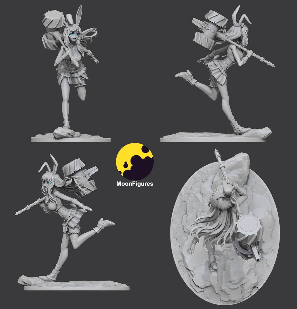 P站图纸印象馆 Moon Figures 平凡职业造就世界最强 希娅·哈乌利亚 Moon Figures 平凡职业造就世界最强 希娅·哈乌利亚