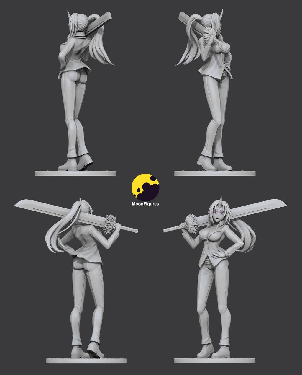 P站图纸印象馆 Moon Figures 关于我转生变成史莱姆这档事 紫苑 Moon Figures 关于我转生变成史莱姆这档事 紫苑