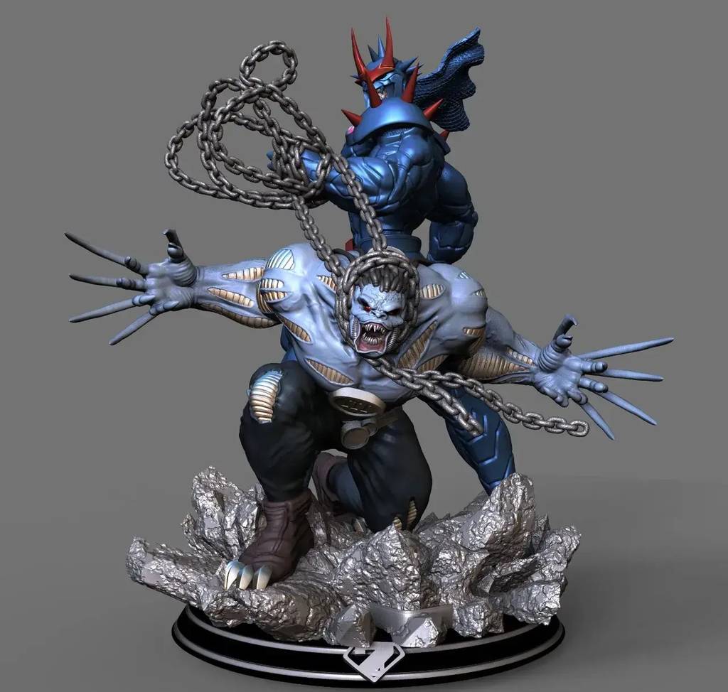 P站图纸印象馆 DC漫画 扎德将军和埃昆斯 DC漫画 扎德将军和埃昆斯