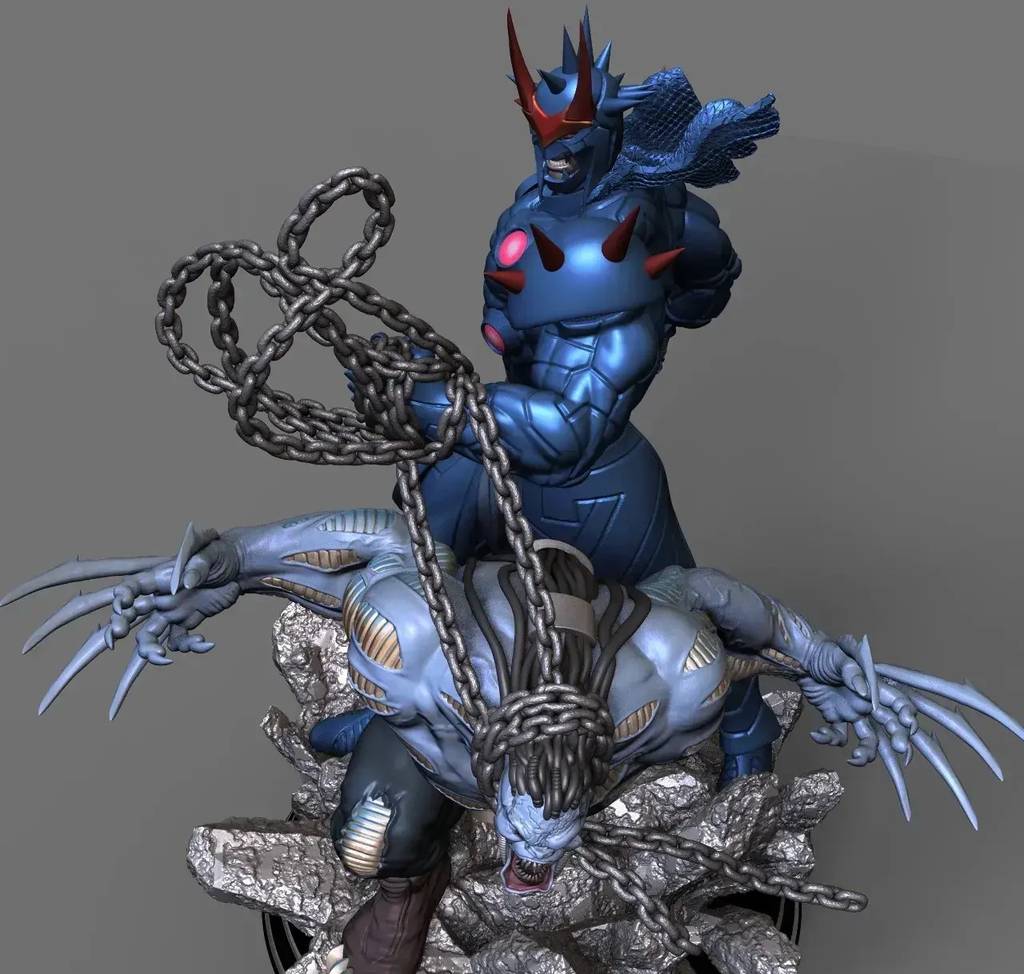 P站图纸印象馆 DC漫画 扎德将军和埃昆斯 DC漫画 扎德将军和埃昆斯