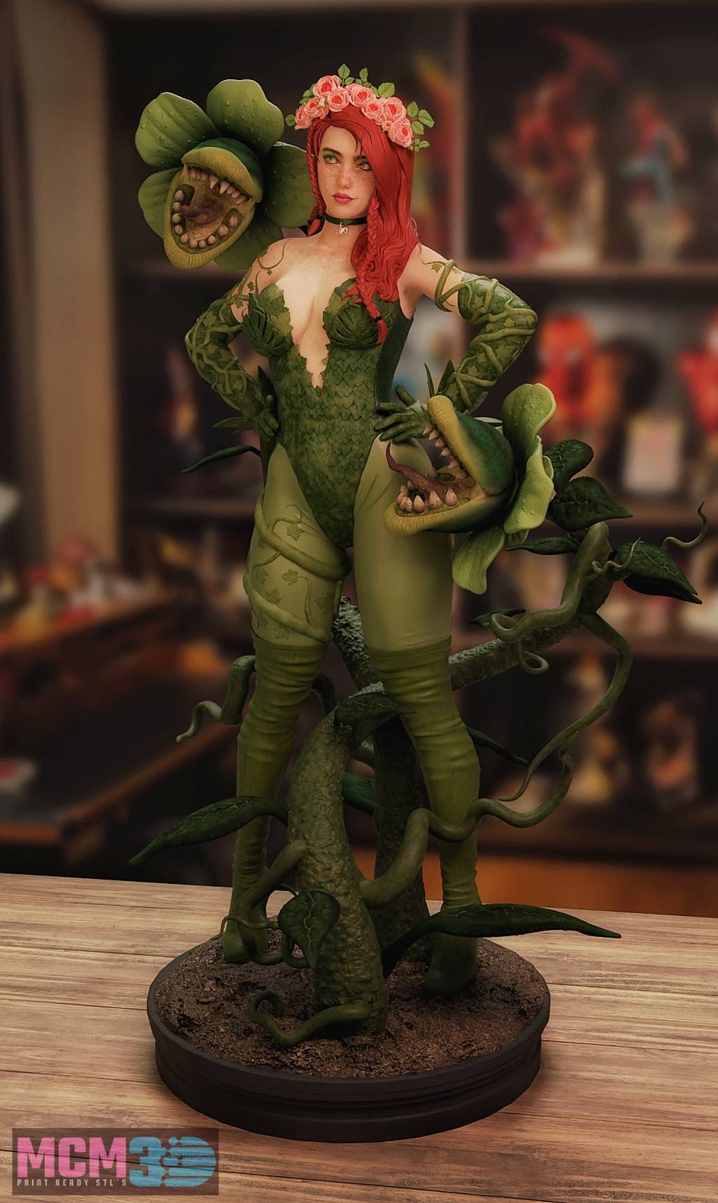 P站图纸印象馆 DC漫画 毒藤女 DC漫画 毒藤女