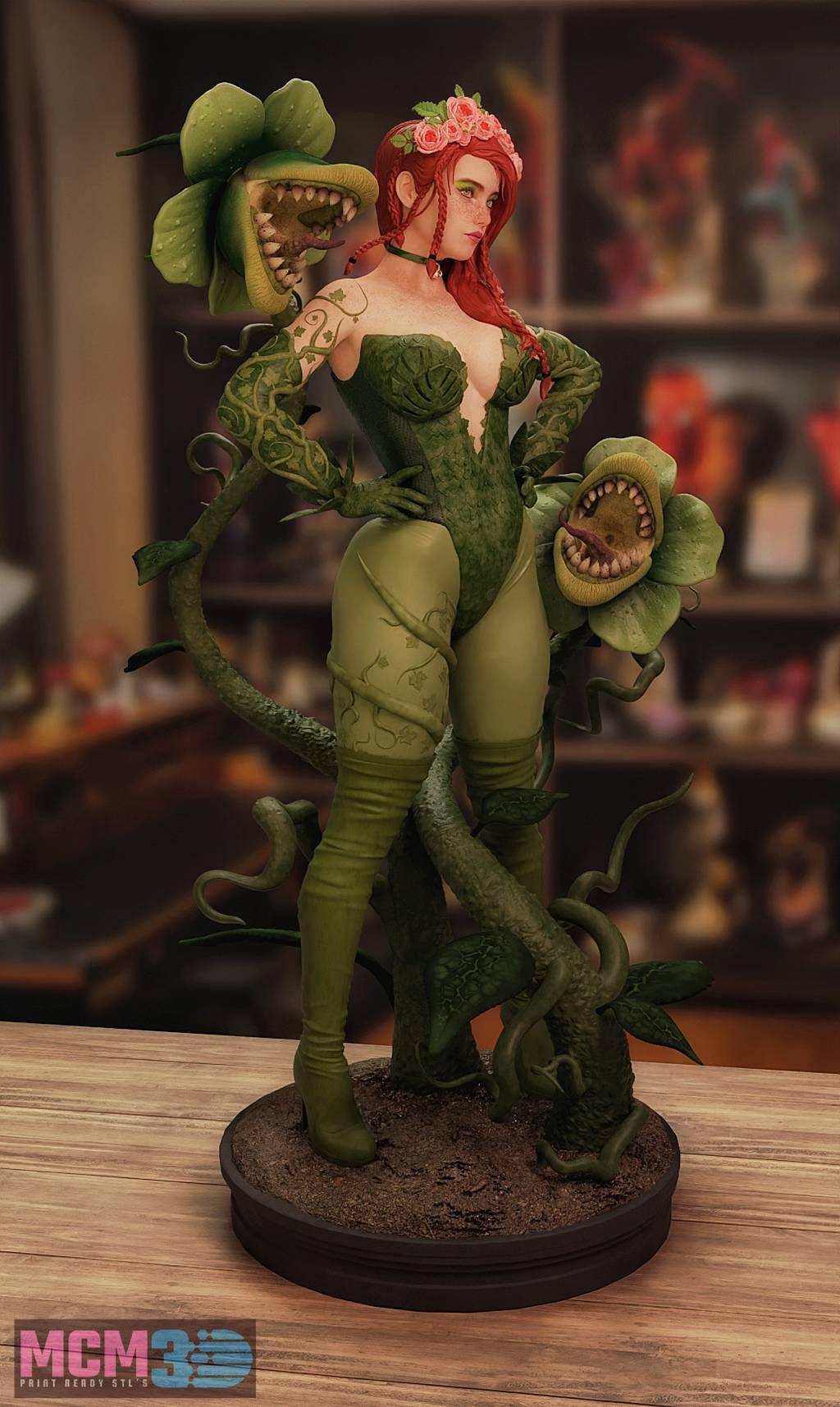 P站图纸印象馆 DC漫画 毒藤女 DC漫画 毒藤女