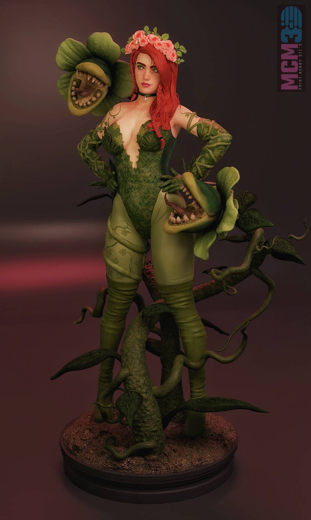 P站图纸印象馆 DC漫画 毒藤女 DC漫画 毒藤女