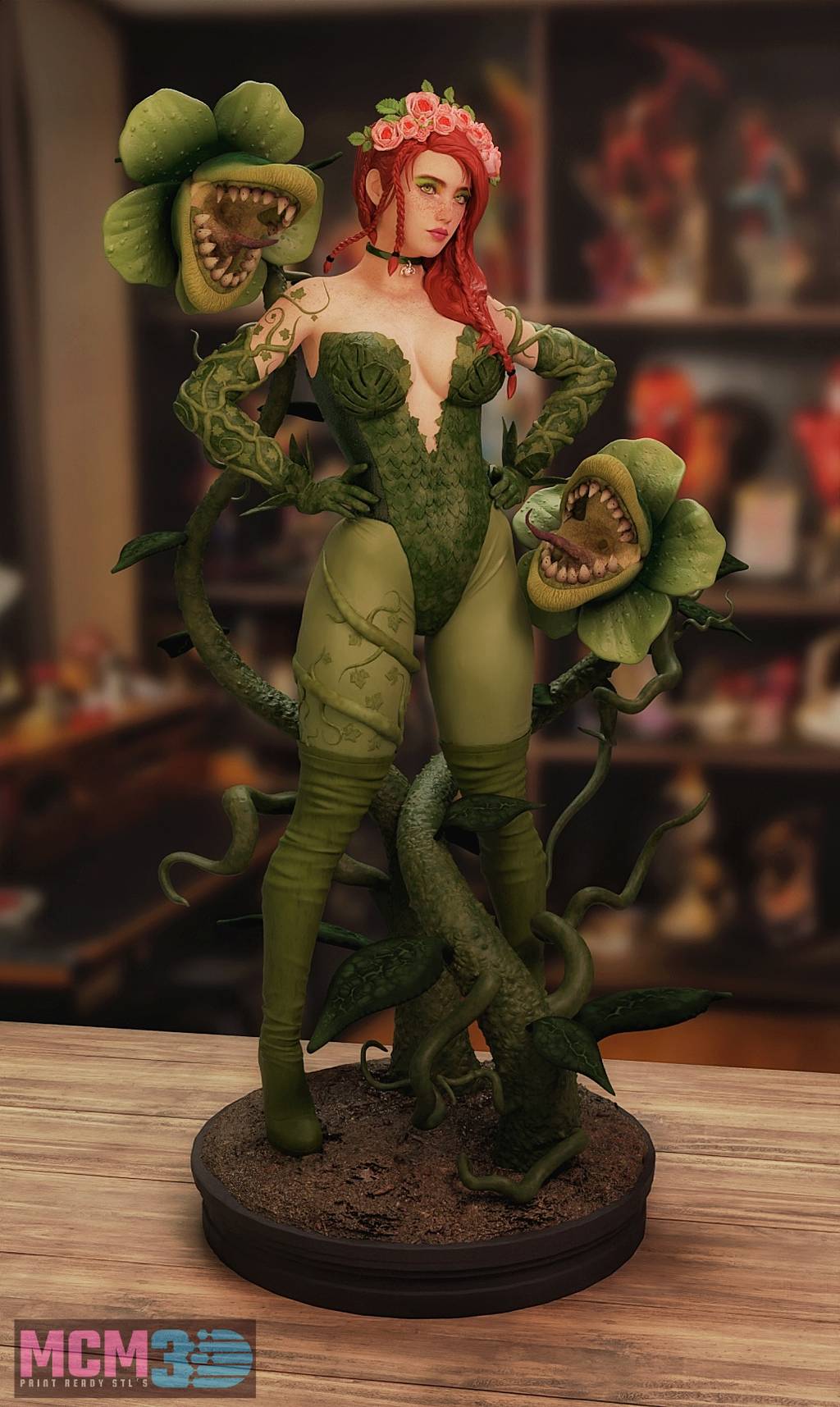 P站图纸印象馆 DC漫画 毒藤女 DC漫画 毒藤女