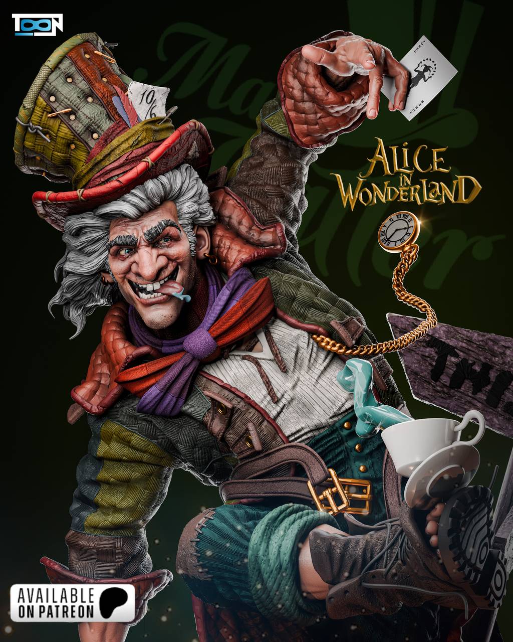 P站图纸印象馆 Toon Studios DC漫画 疯帽匠 Toon Studios DC漫画 疯帽匠