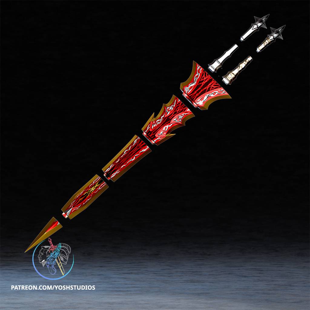 P站图纸印象馆 Yosh 我独自升级 血色耶格利特的大刀 Yosh 我独自升级 血色耶格利特的大刀