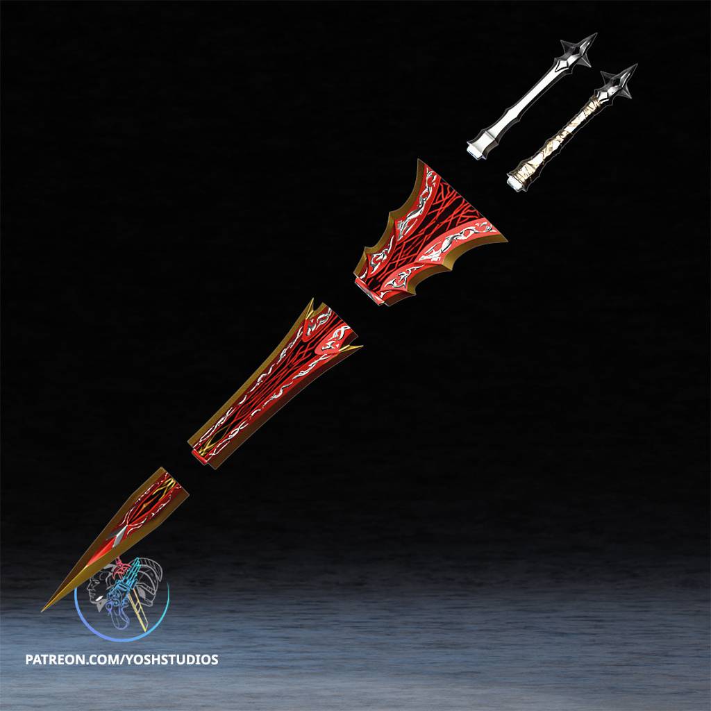 P站图纸印象馆 Yosh 我独自升级 血色耶格利特的大刀 Yosh 我独自升级 血色耶格利特的大刀