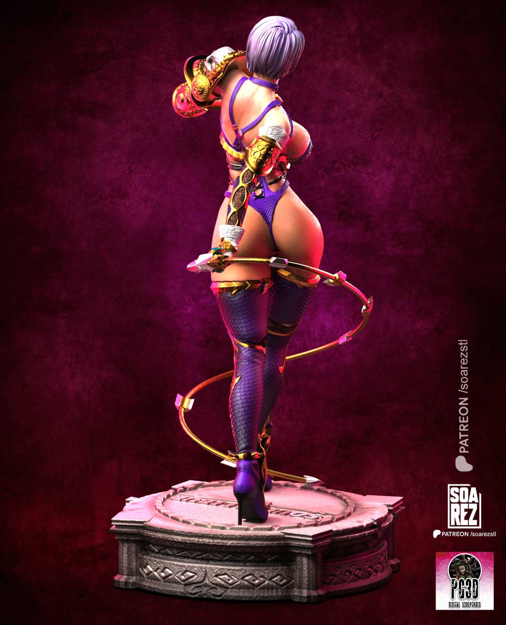 P站图纸印象馆 Soarez3D 灵魂能力 艾薇 Soarez3D 灵魂能力 艾薇