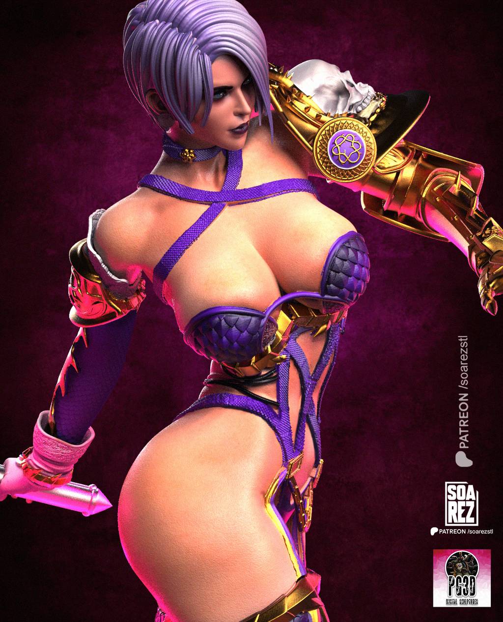 P站图纸印象馆 Soarez3D 灵魂能力 艾薇 Soarez3D 灵魂能力 艾薇