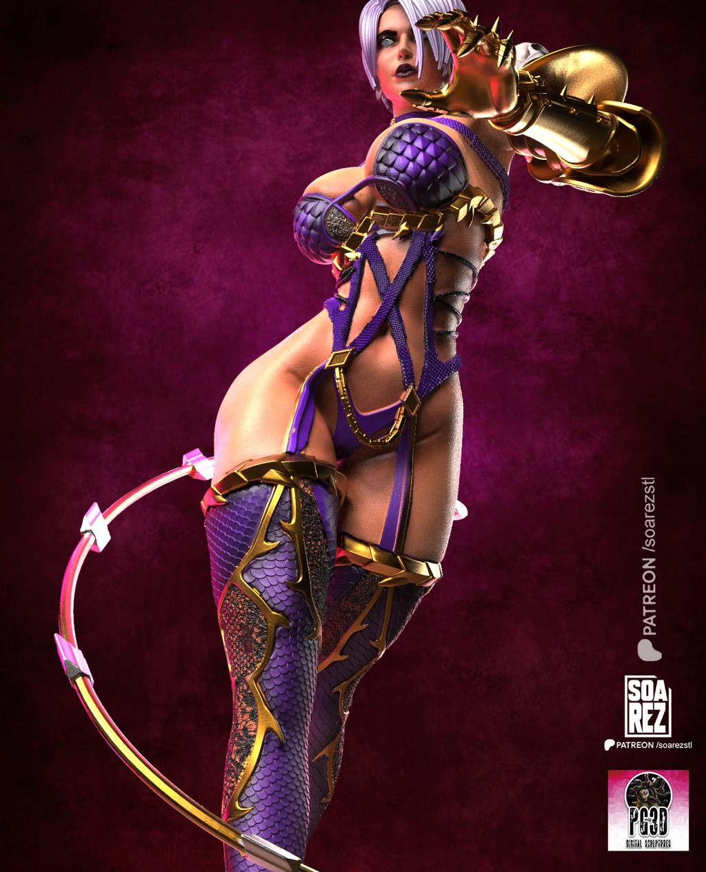 P站图纸印象馆 Soarez3D 灵魂能力 艾薇 Soarez3D 灵魂能力 艾薇