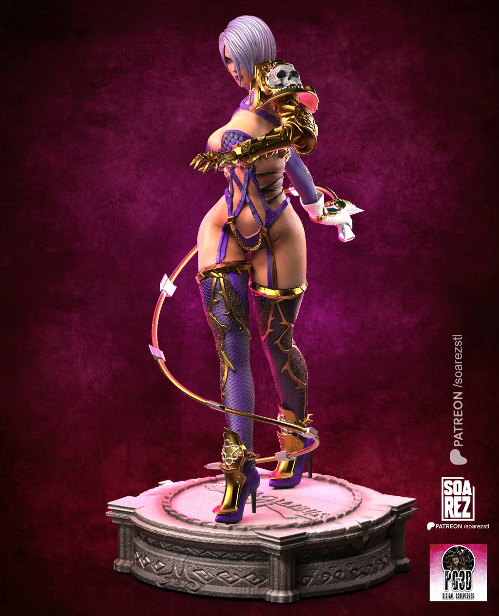 P站图纸印象馆 Soarez3D 灵魂能力 艾薇 Soarez3D 灵魂能力 艾薇