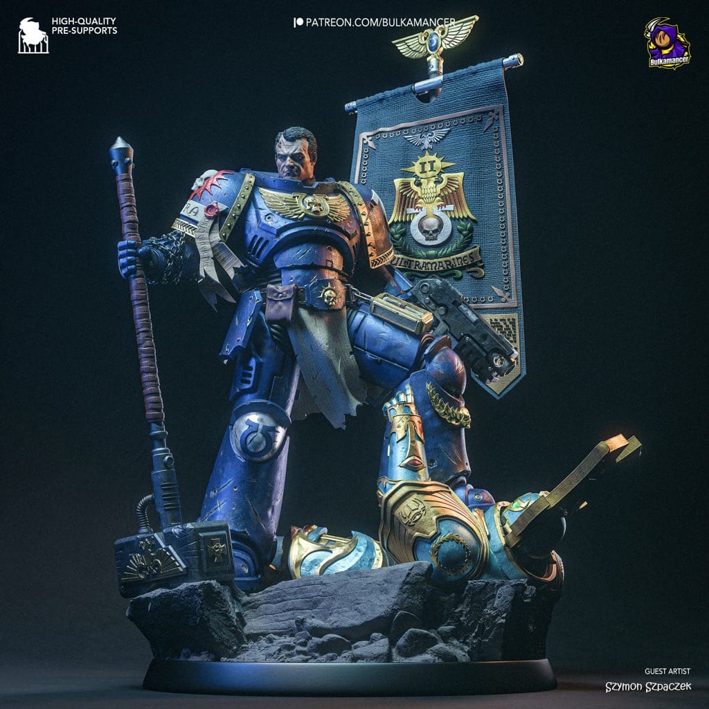 P站图纸印象馆 Bulkamancer 战锤40K 泰图斯 Bulkamancer 战锤40K 泰图斯